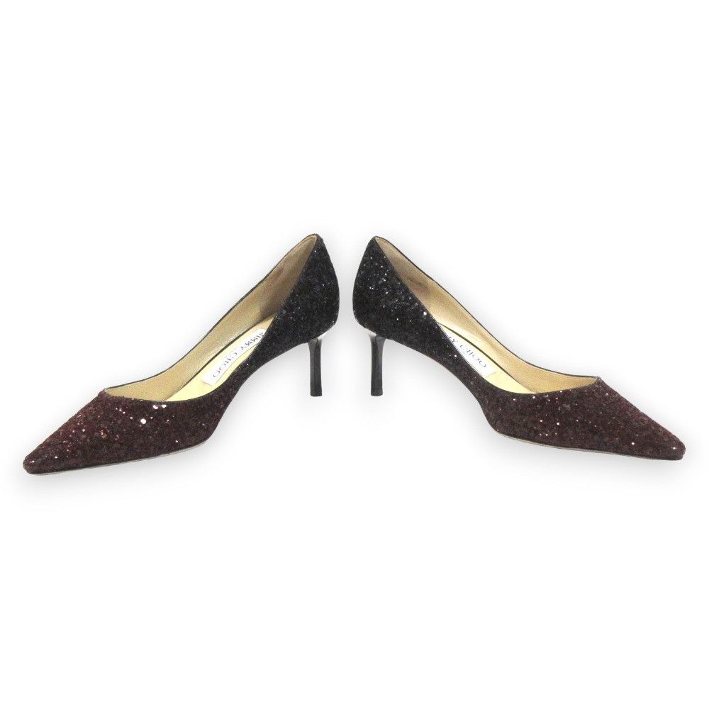 Jimmy Choo Jimmy Choo Jimmy Choo Romy 60 Glitter Pumps Others Shoes DUTY FREE for USA Size ONE SIZE - 4 Thumbnail
