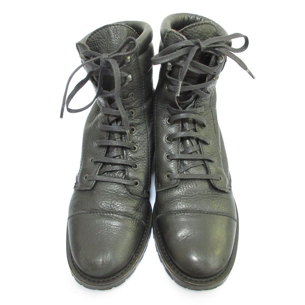 Max Mara MaxMara Max Mara Leather Lace-up Short Boots Leather Shoes DUTY FREE for USA Size ONE SIZE - 2 Thumbnail