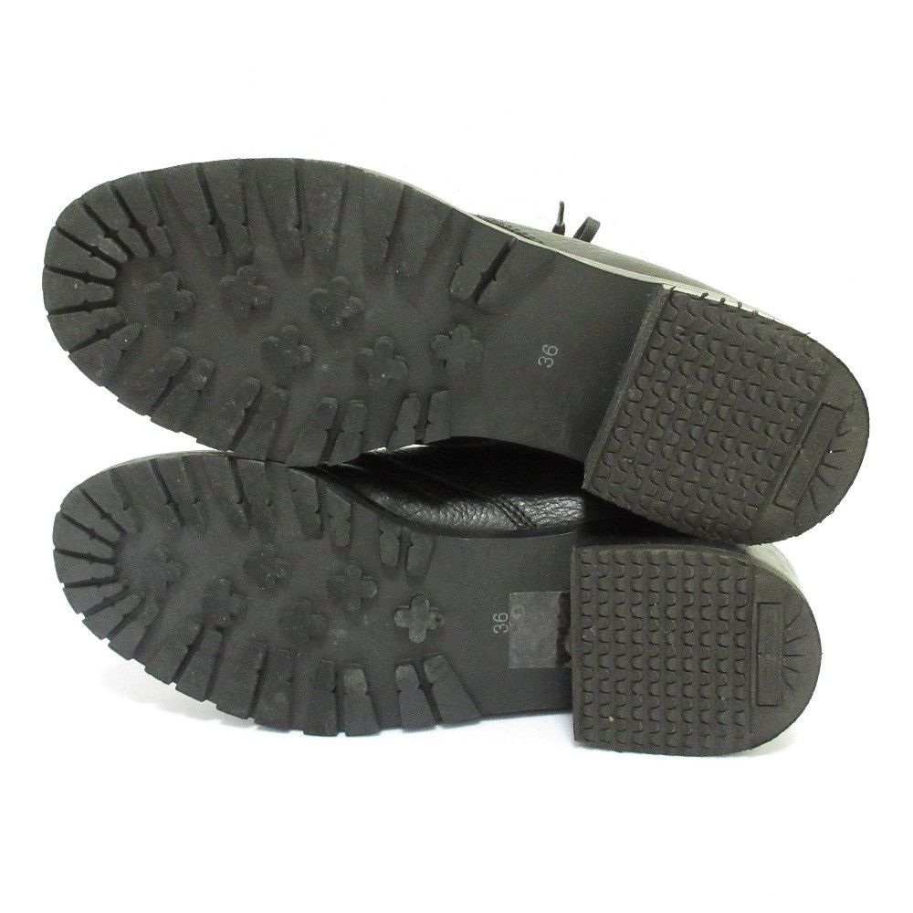Max Mara MaxMara Max Mara Leather Lace-up Short Boots Leather Shoes DUTY FREE for USA Size ONE SIZE - 5 Thumbnail