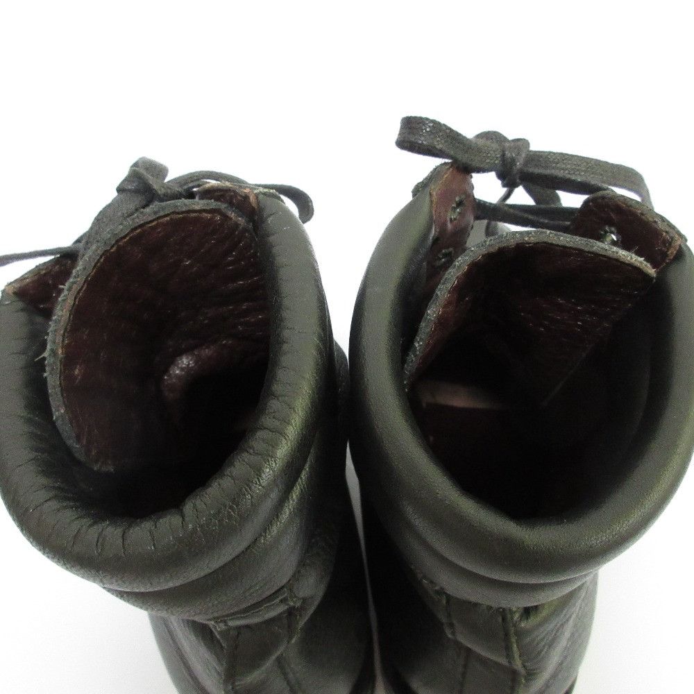 Max Mara MaxMara Max Mara Leather Lace-up Short Boots Leather Shoes DUTY FREE for USA Size ONE SIZE - 6 Thumbnail