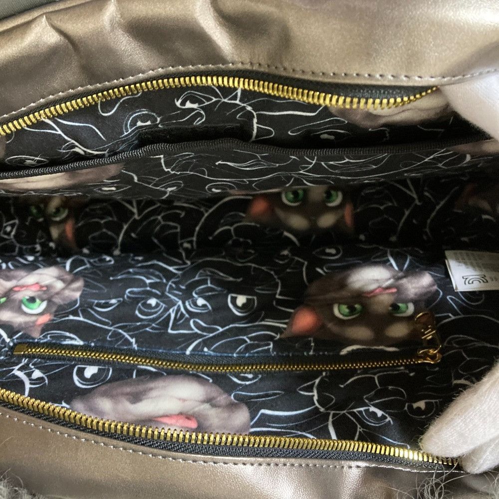 Other Other Talking Tom and Friends Talking Tom Face Lamb Fur 2way Bag Natural Material Shoulder Bag DUTY FREE for USA Size ONE SIZE - 12 Thumbnail
