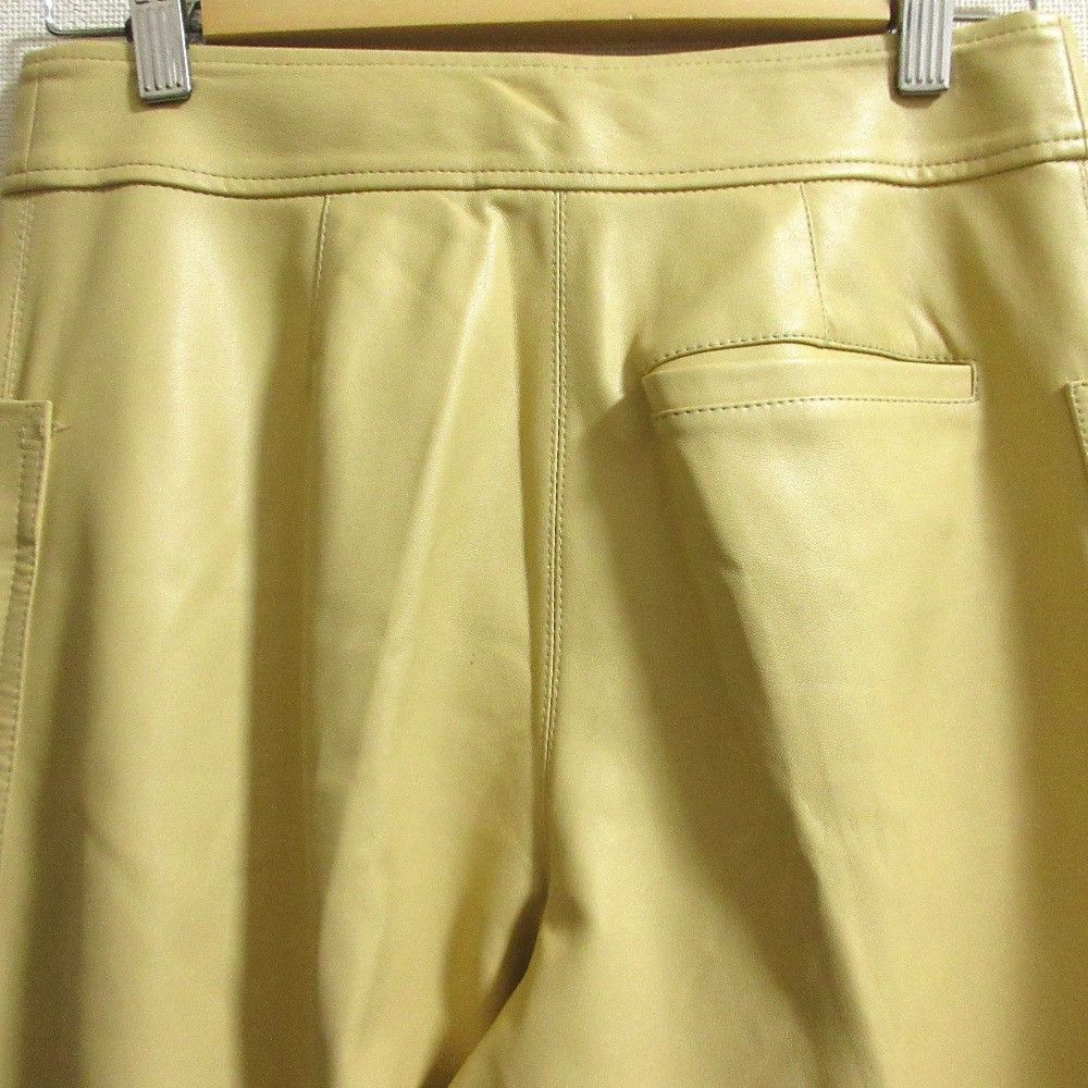 Stella McCartney Stella Mccartney Stella McCartney Eco Leather Wide Pants Leather Pants DUTY FREE for USA Size ONE SIZE - 5 Thumbnail