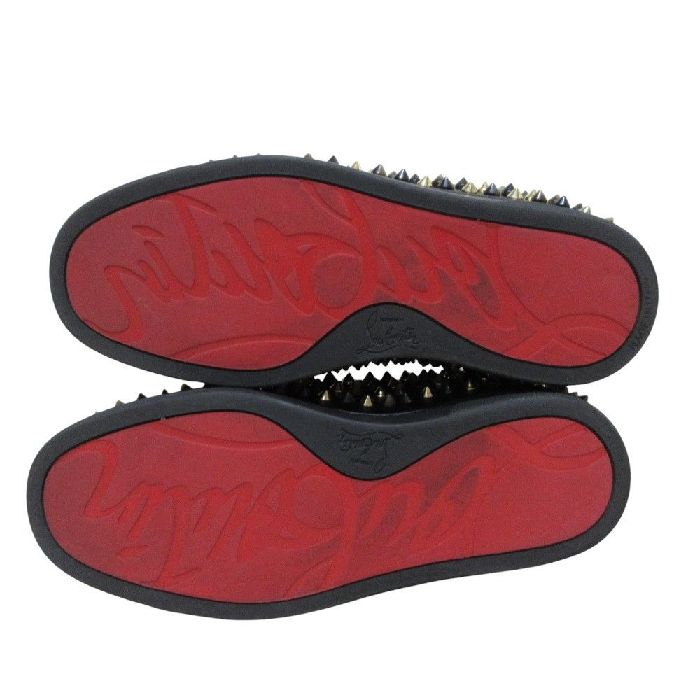 Christian Louboutin Christian Louboutin Christian Louboutin Rollerboat Leather Slip-on Sneakers Leather Shoes DUTY FREE for USA Size ONE SIZE - 4 Thumbnail