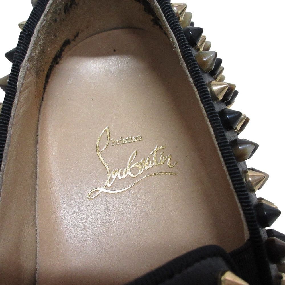 Christian Louboutin Christian Louboutin Christian Louboutin Rollerboat Leather Slip-on Sneakers Leather Shoes DUTY FREE for USA Size ONE SIZE - 7 Thumbnail