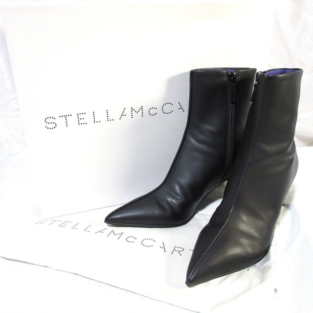 Stella McCartney Stella Mccartney Stella McCartney ELSA Eco Leather Ankle Boots Leather Shoes DUTY FREE for USA Size ONE SIZE - 8 Thumbnail