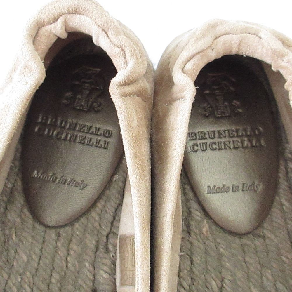 Other Other Brunello Cucinelli Monile Suede Espadrille Slip-on Sneaker Suede Shoes DUTY FREE for USA Size ONE SIZE - 5 Thumbnail