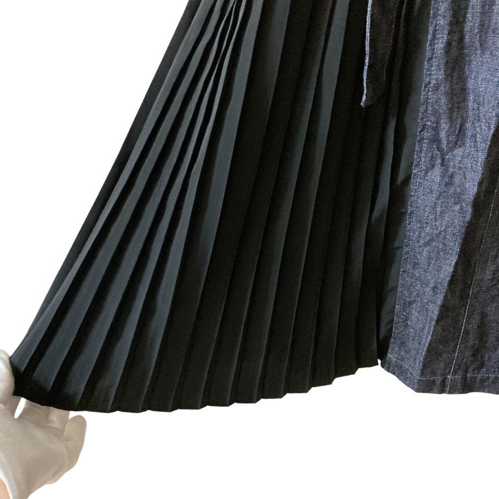 Other Other ZUCCa Denim Pleats Docking Skirt Denim Skirts DUTY FREE for USA Size ONE SIZE - 6 Thumbnail