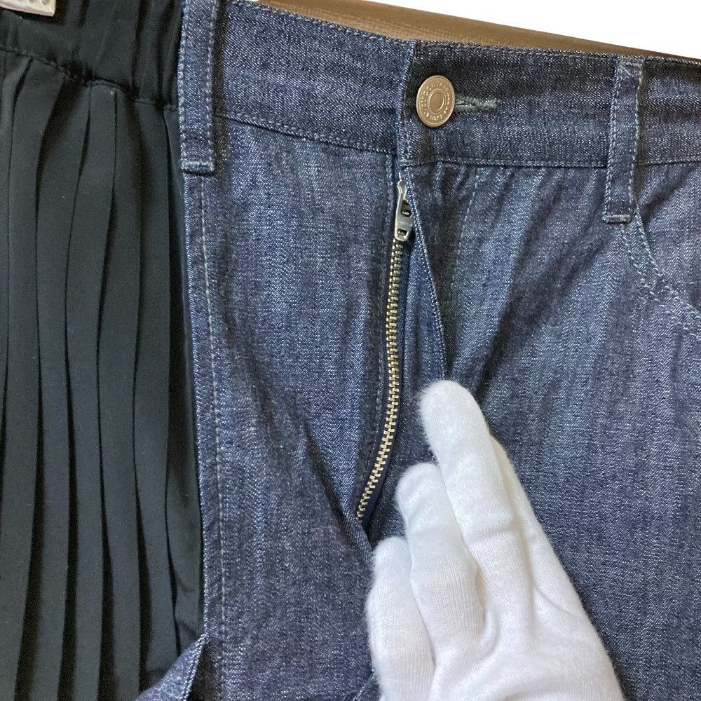 Other Other ZUCCa Denim Pleats Docking Skirt Denim Skirts DUTY FREE for USA Size ONE SIZE - 4 Thumbnail