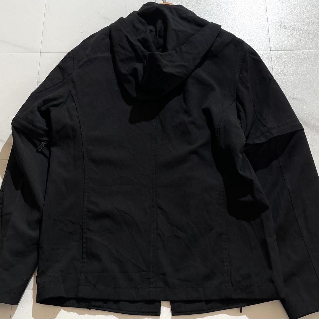 Yohji Yamamoto Yohji Yamamoto POUR HOMME 06SS Gabardine Hooded Jacket Size 3 Size US L / EU 52-54 / 3 - 4 Thumbnail