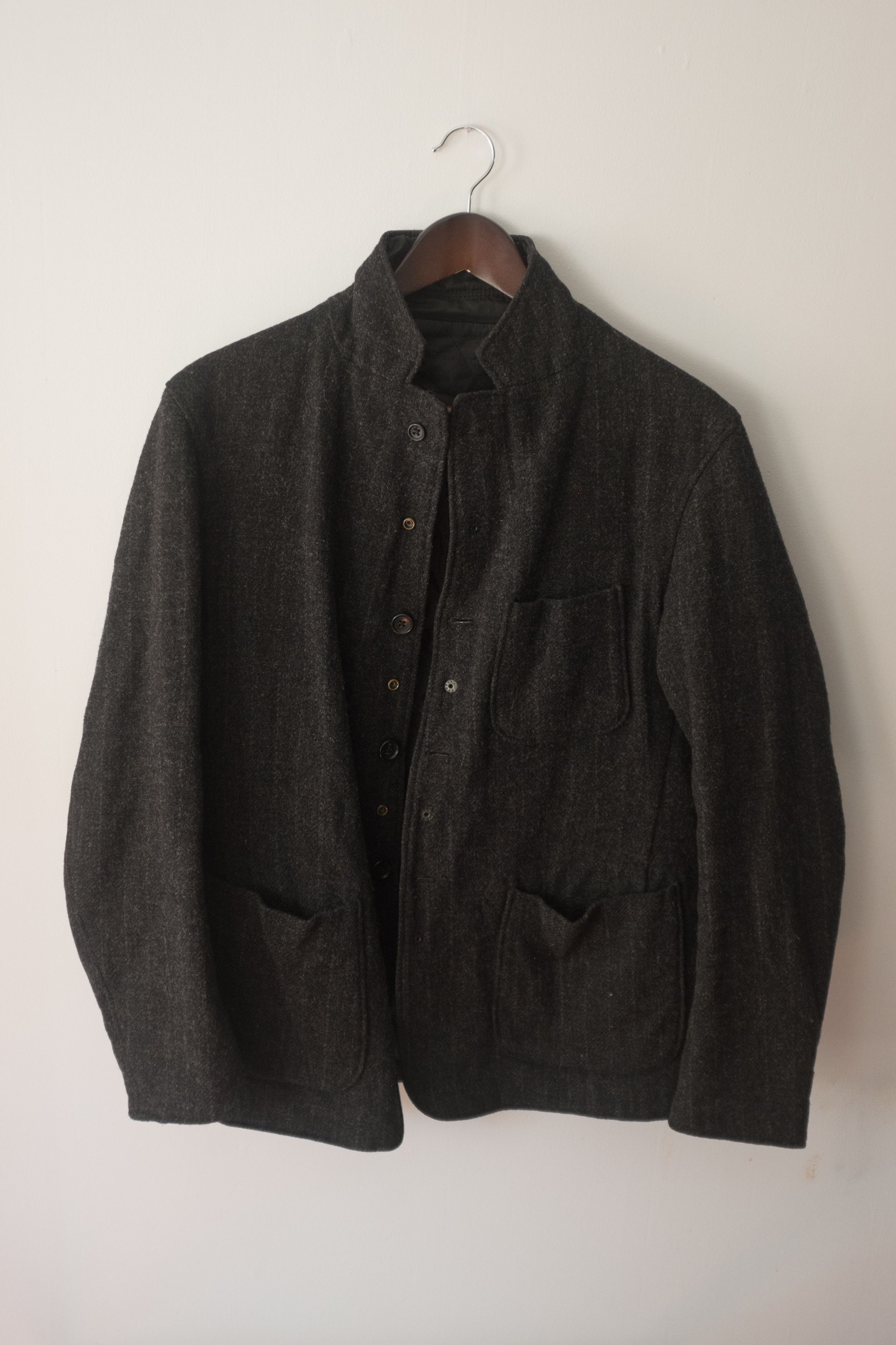 Engineered Garments Reversible Wool/Quilted Nylon Brookline Jacket ...