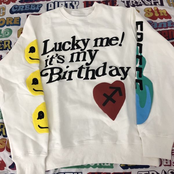 Kanye West Lucky me it’s my birthday crewneck Size US L / EU 52-54 / 3 - 1 Preview