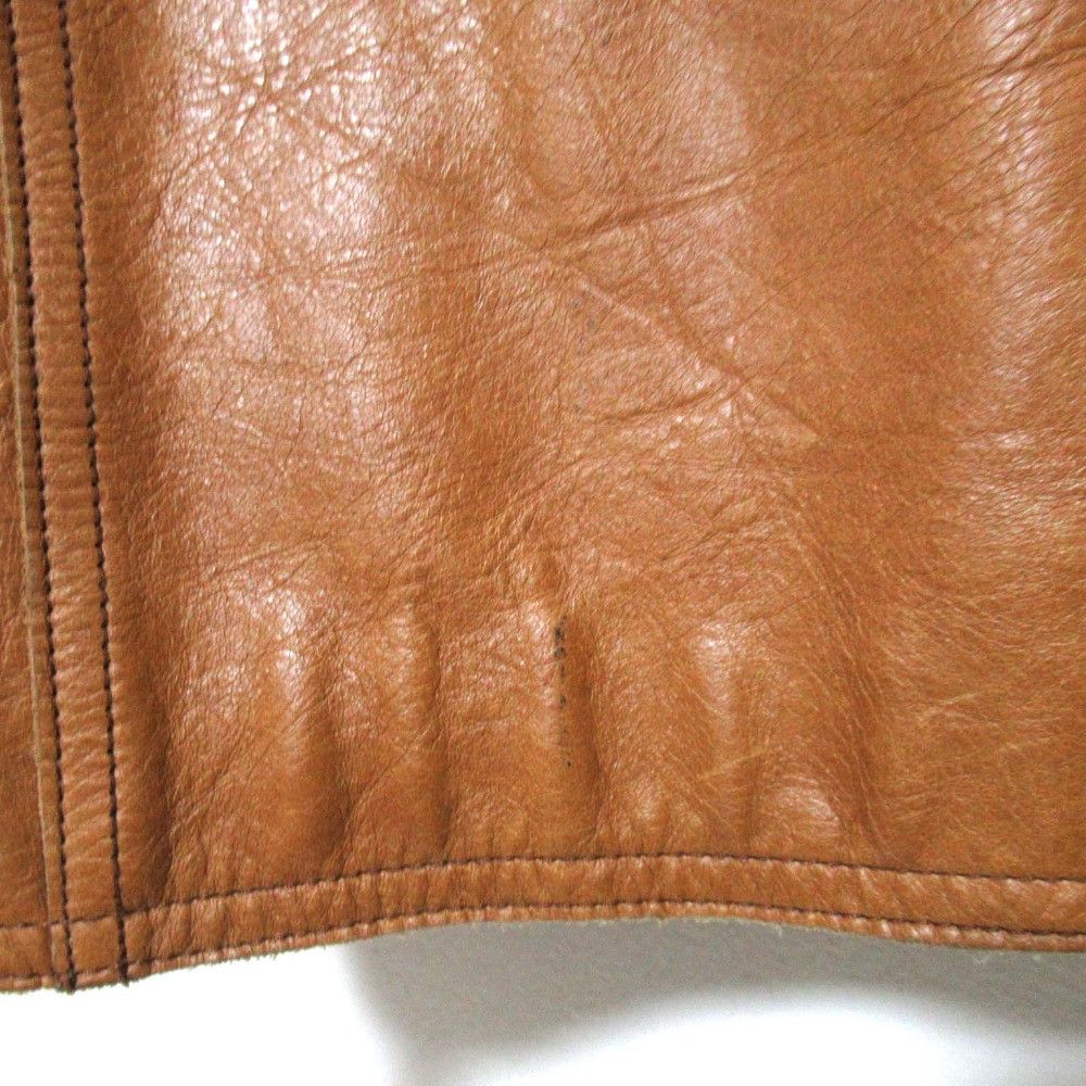 Other Other GAP Vintage Leather Jacket Leather Outerwear DUTY FREE for USA Size ONE SIZE - 8 Thumbnail