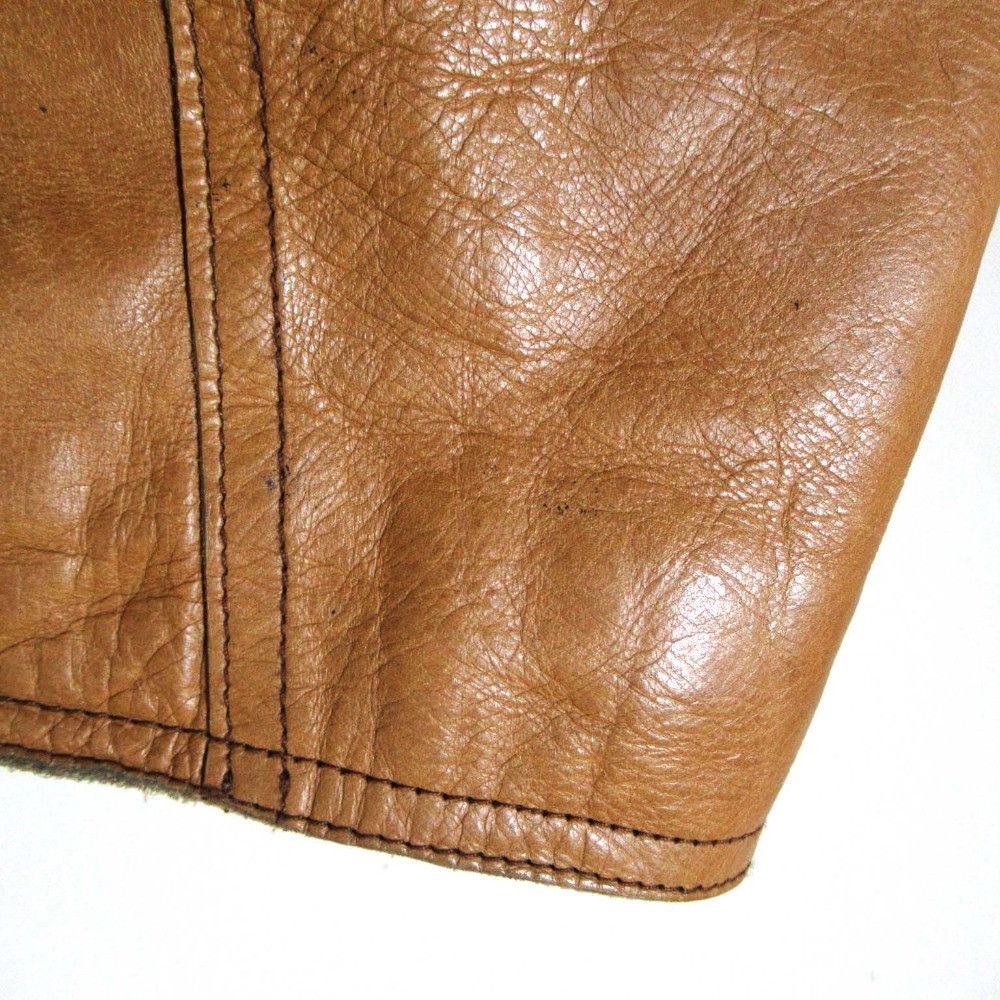 Other Other GAP Vintage Leather Jacket Leather Outerwear DUTY FREE for USA Size ONE SIZE - 6 Thumbnail