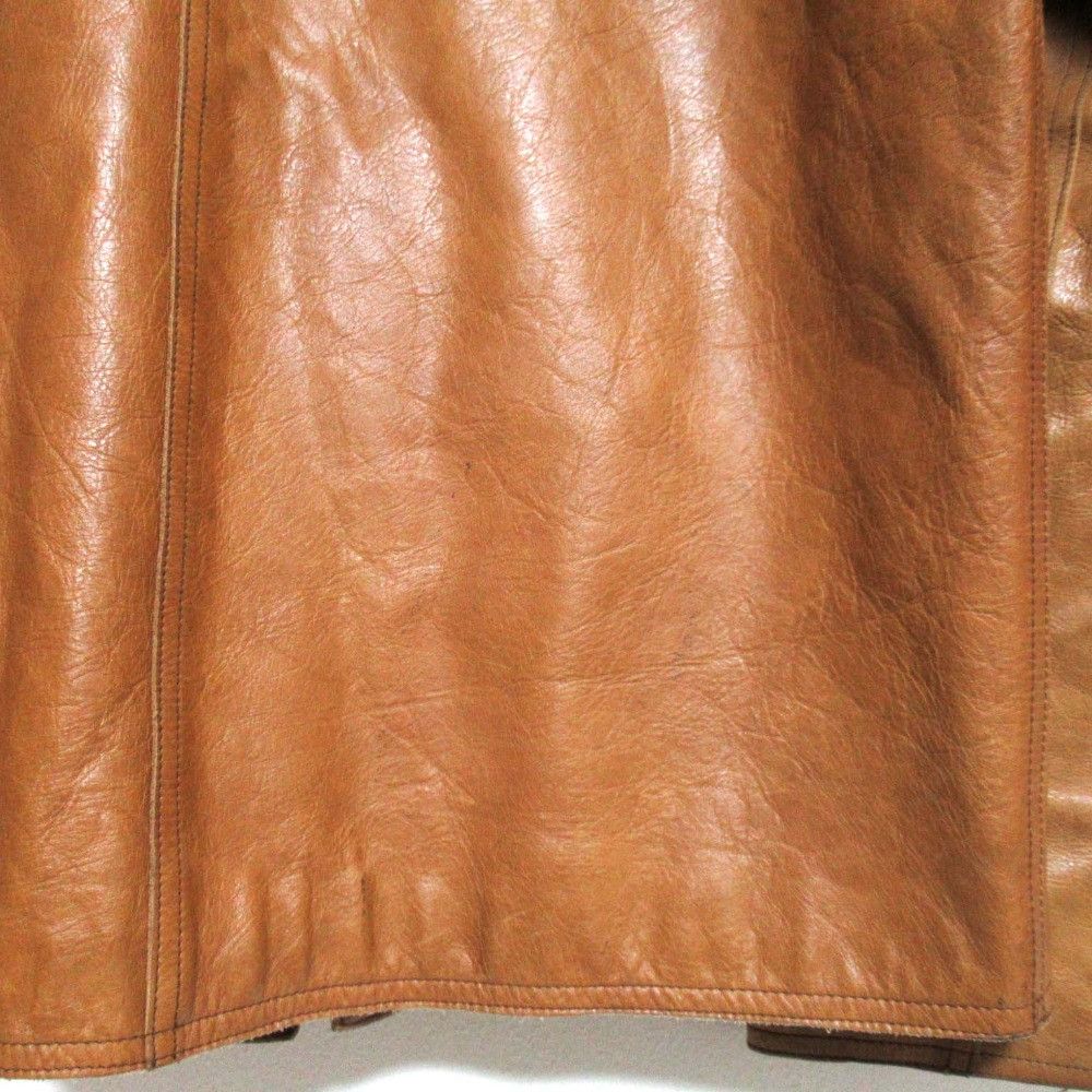 Other Other GAP Vintage Leather Jacket Leather Outerwear DUTY FREE for USA Size ONE SIZE - 7 Thumbnail
