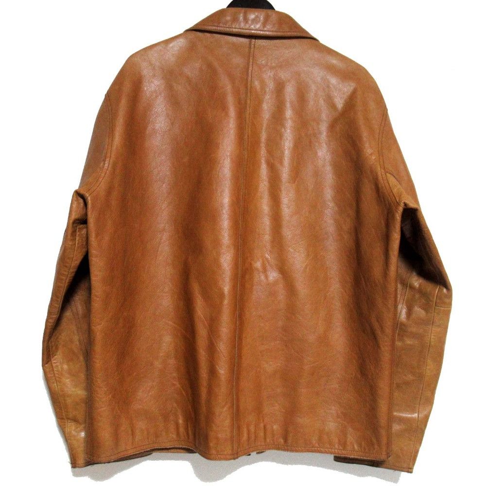 Other Other GAP Vintage Leather Jacket Leather Outerwear DUTY FREE for USA Size ONE SIZE - 2 Thumbnail