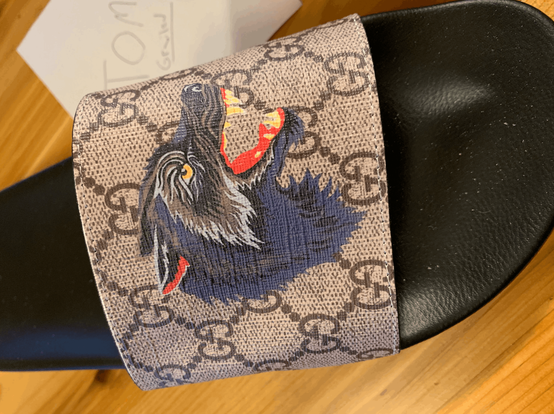 Gucci slides wolf deals