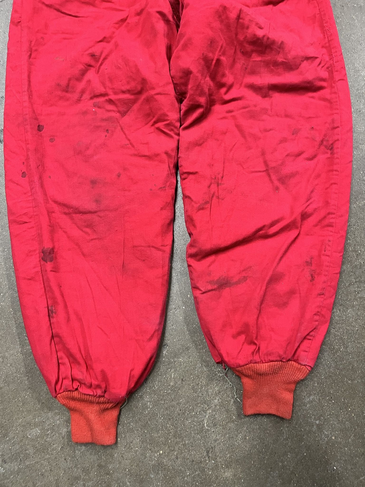Carhartt Vintage 1950s Red Quilted Cold Weather Pants Size 35 Size US 35 - 3 Thumbnail