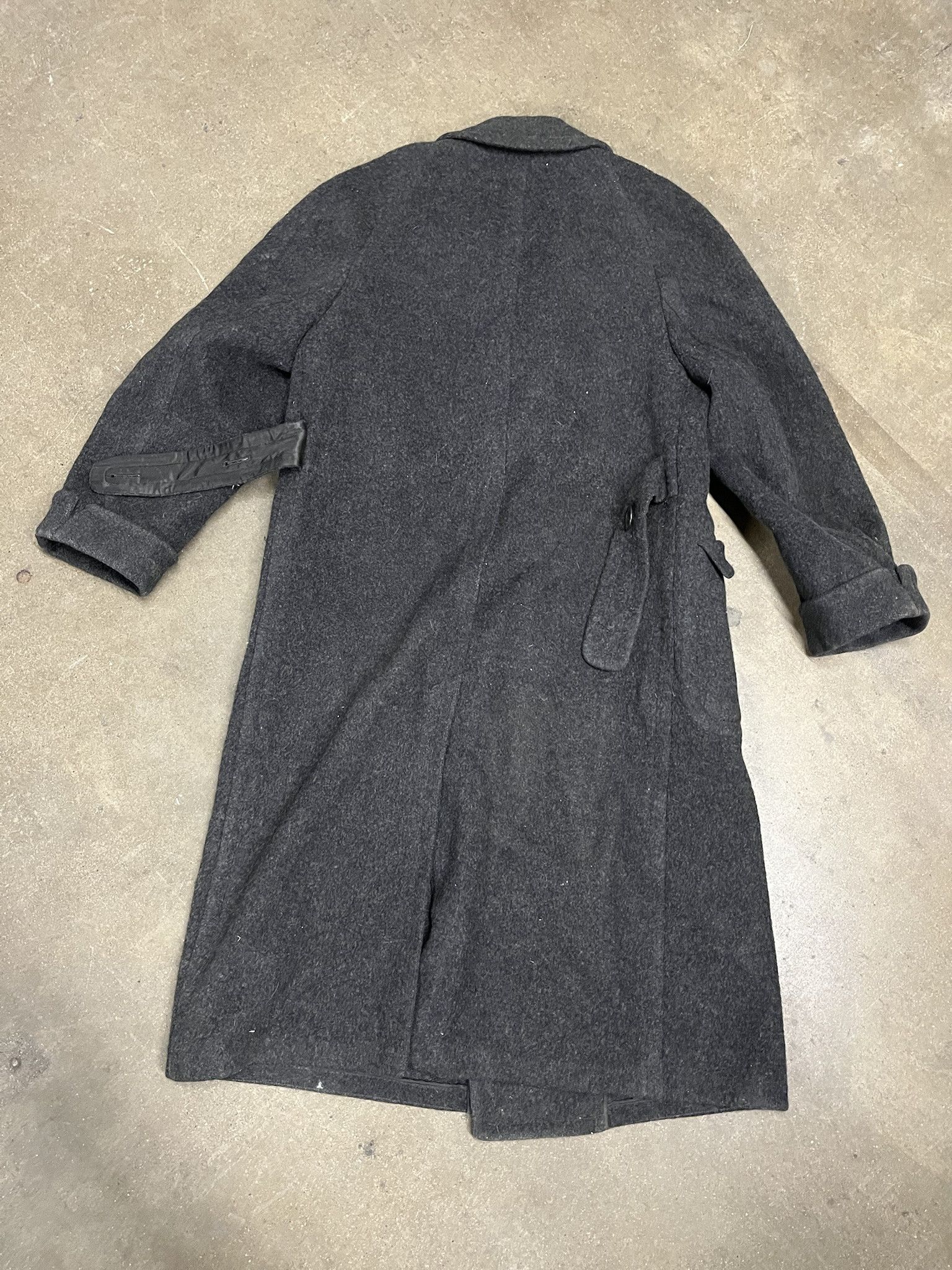 Vintage Vintaeg 1970s Wool Heavy Thick Double Breasted Overcoat Size M Size US M / EU 48-50 / 2 - 4 Thumbnail
