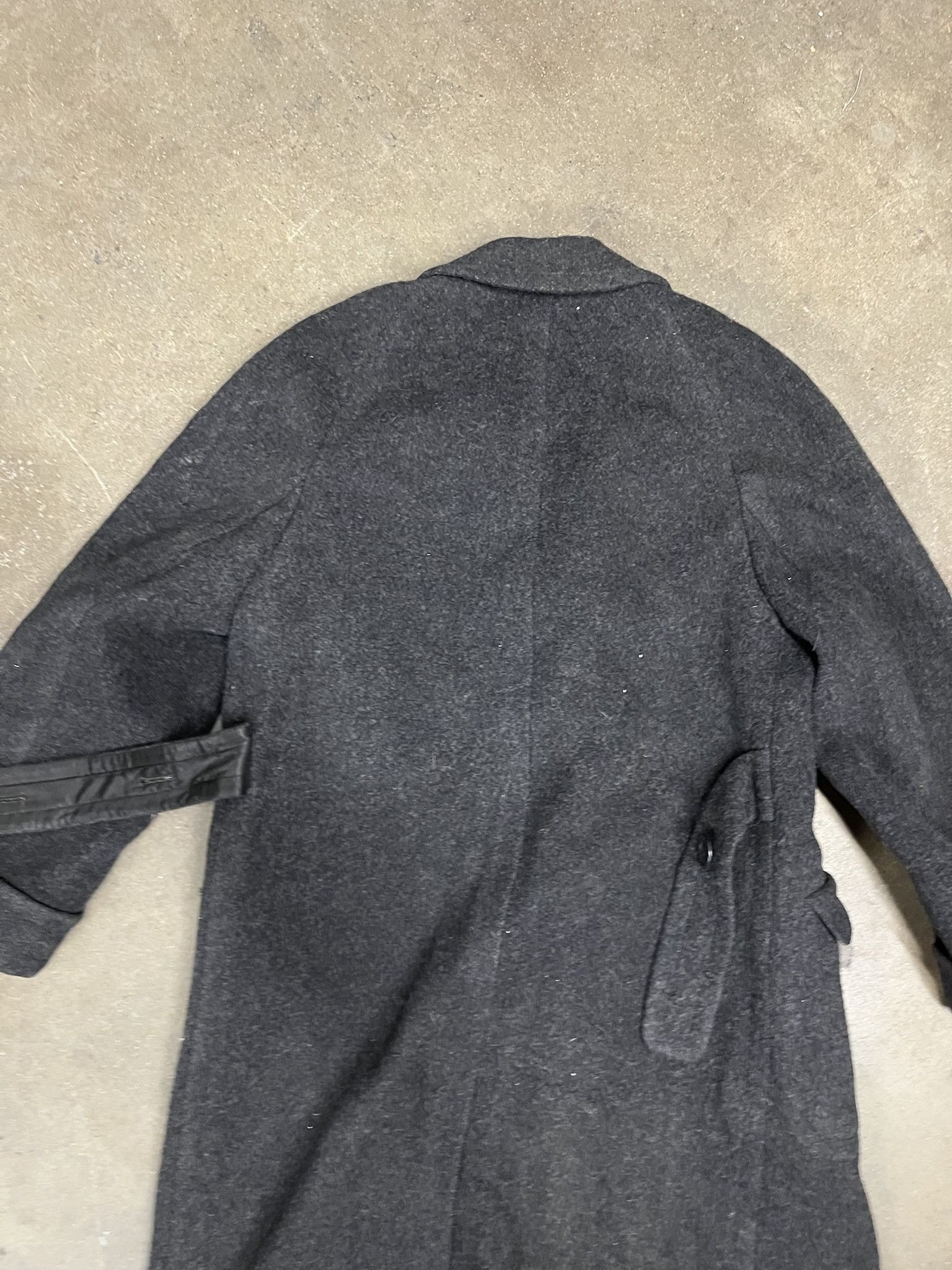 Vintage Vintaeg 1970s Wool Heavy Thick Double Breasted Overcoat Size M Size US M / EU 48-50 / 2 - 5 Thumbnail