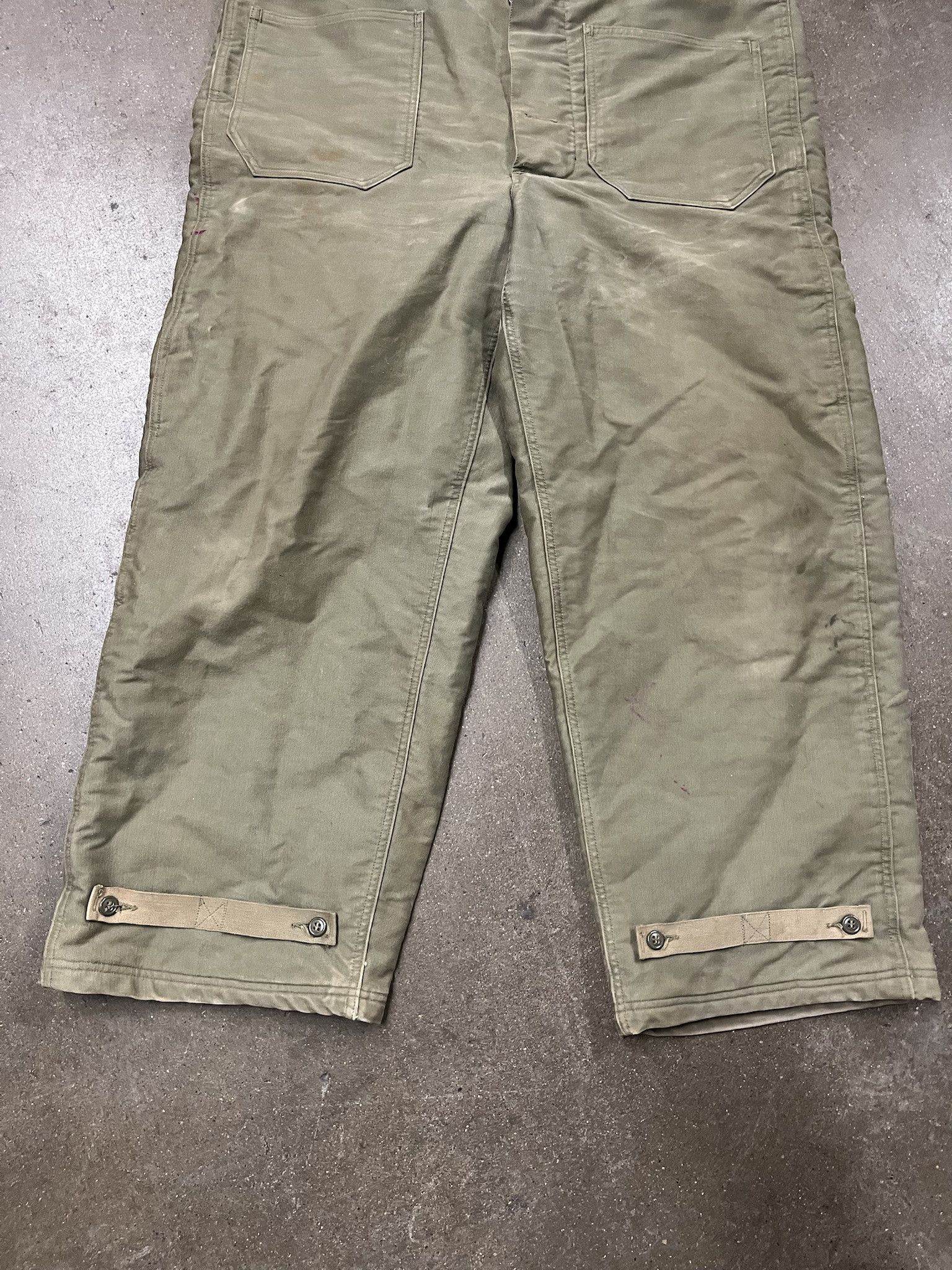 Vintage Vintage USN WW2 Navy Deck Pant Overalls Size Small Size US S / EU 44-46 / 1 - 3 Thumbnail