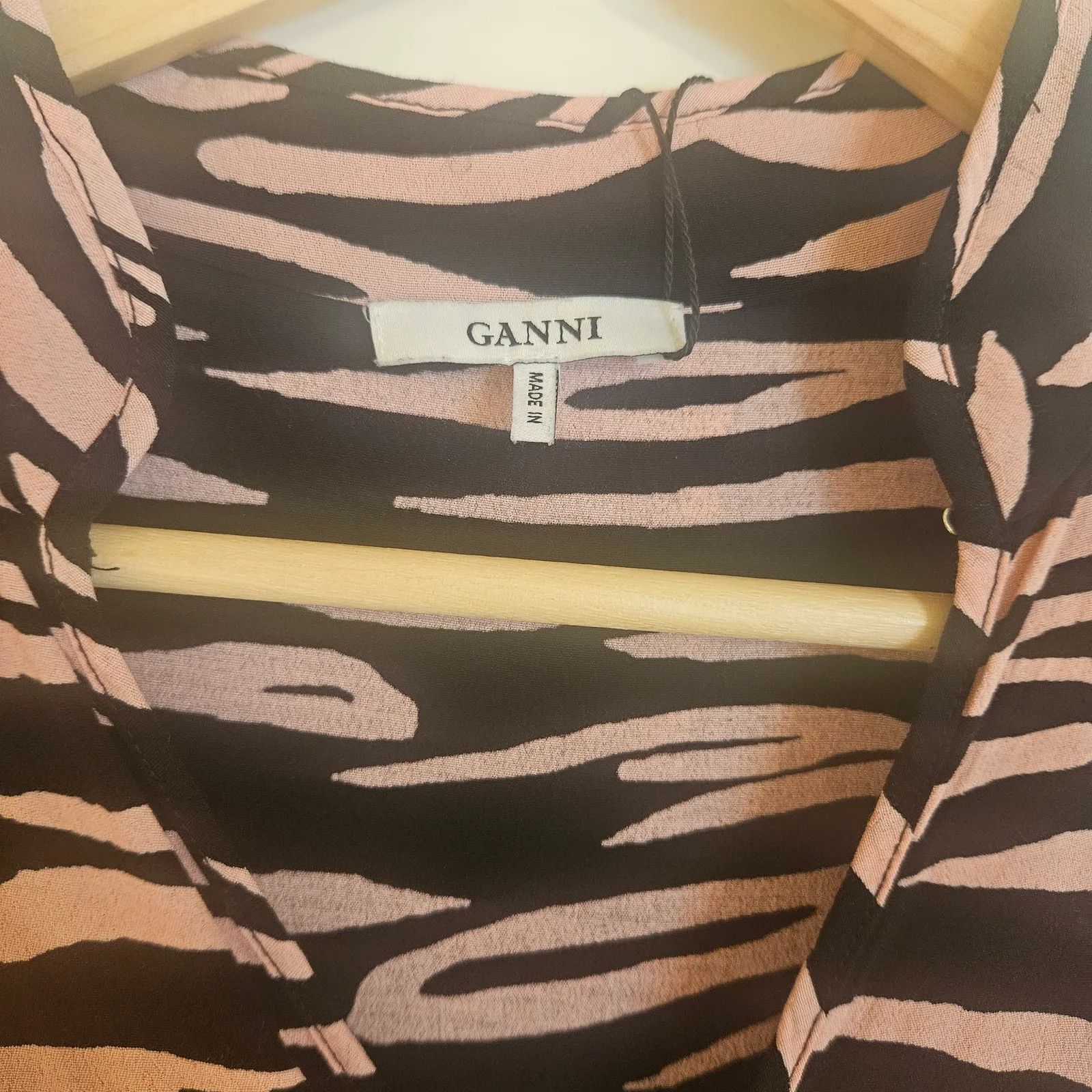 Ganni Ganni Lindale Crepe Dress Size XS / US 0-2 / IT 36-38 - 2 Thumbnail