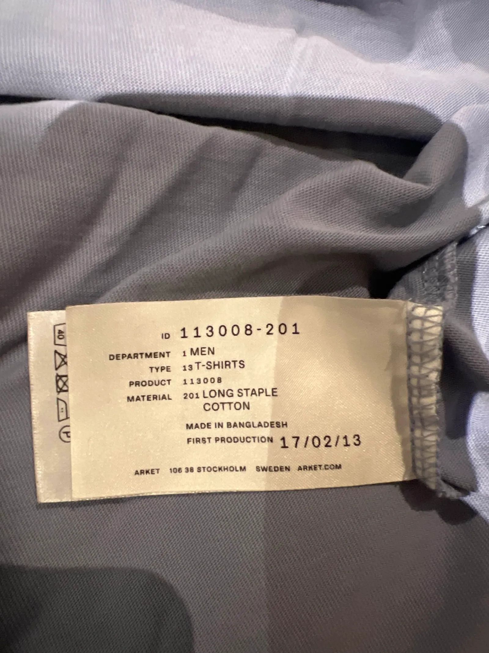 Arket Arket 113008-201 T-shirt Size US M / EU 48-50 / 2 - 3 Thumbnail