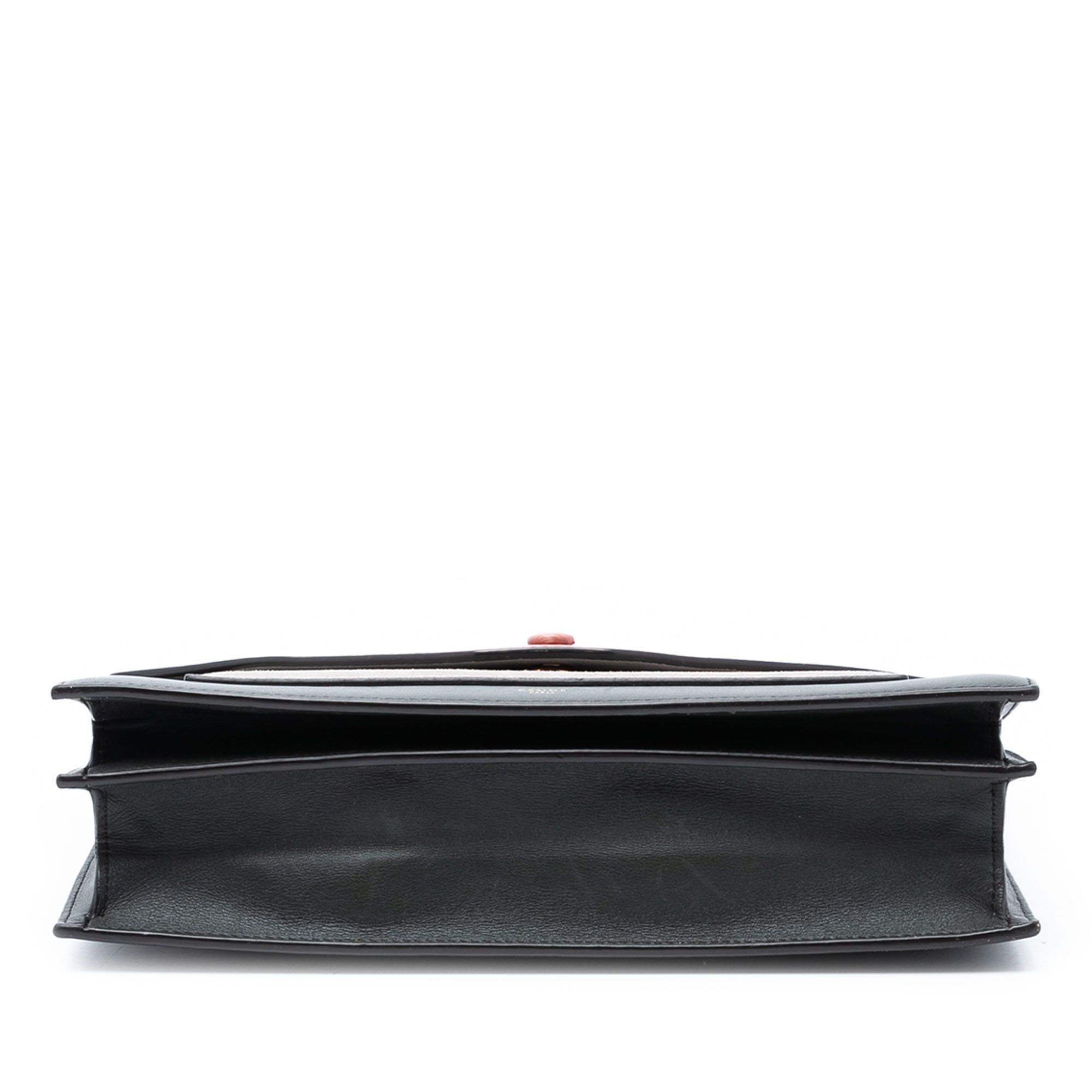 Celine Celine Tricolor Leather and Suede Pocket Envelope Wallet on Chain Size ONE SIZE - 3 Thumbnail