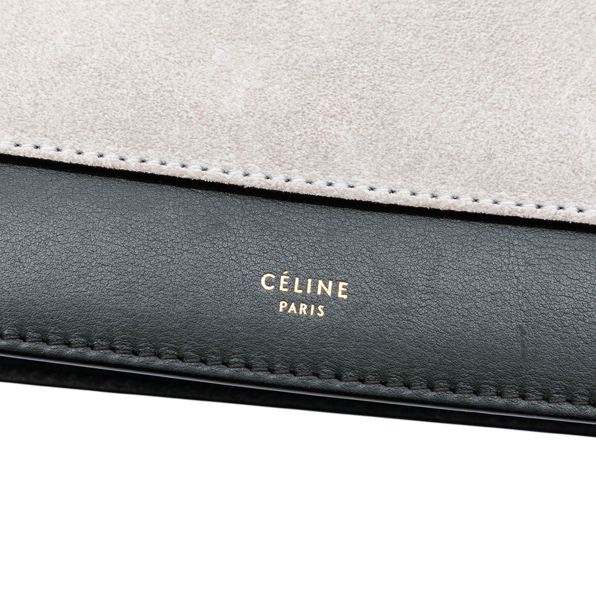 Celine Celine Tricolor Leather and Suede Pocket Envelope Wallet on Chain Size ONE SIZE - 5 Thumbnail
