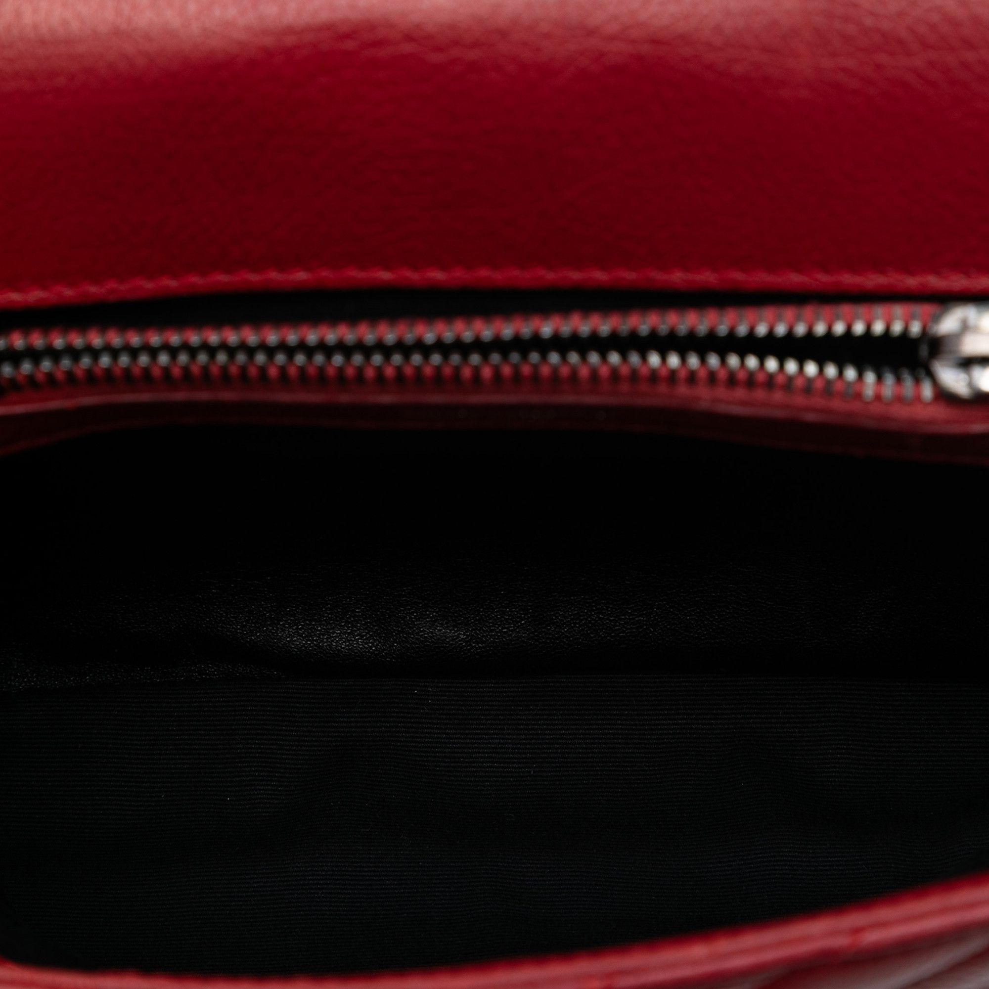 Yves Saint Laurent Yves Saint Laurent Medium Chevron Sheepskin Monogram College Satchel Size ONE SIZE - 4 Thumbnail