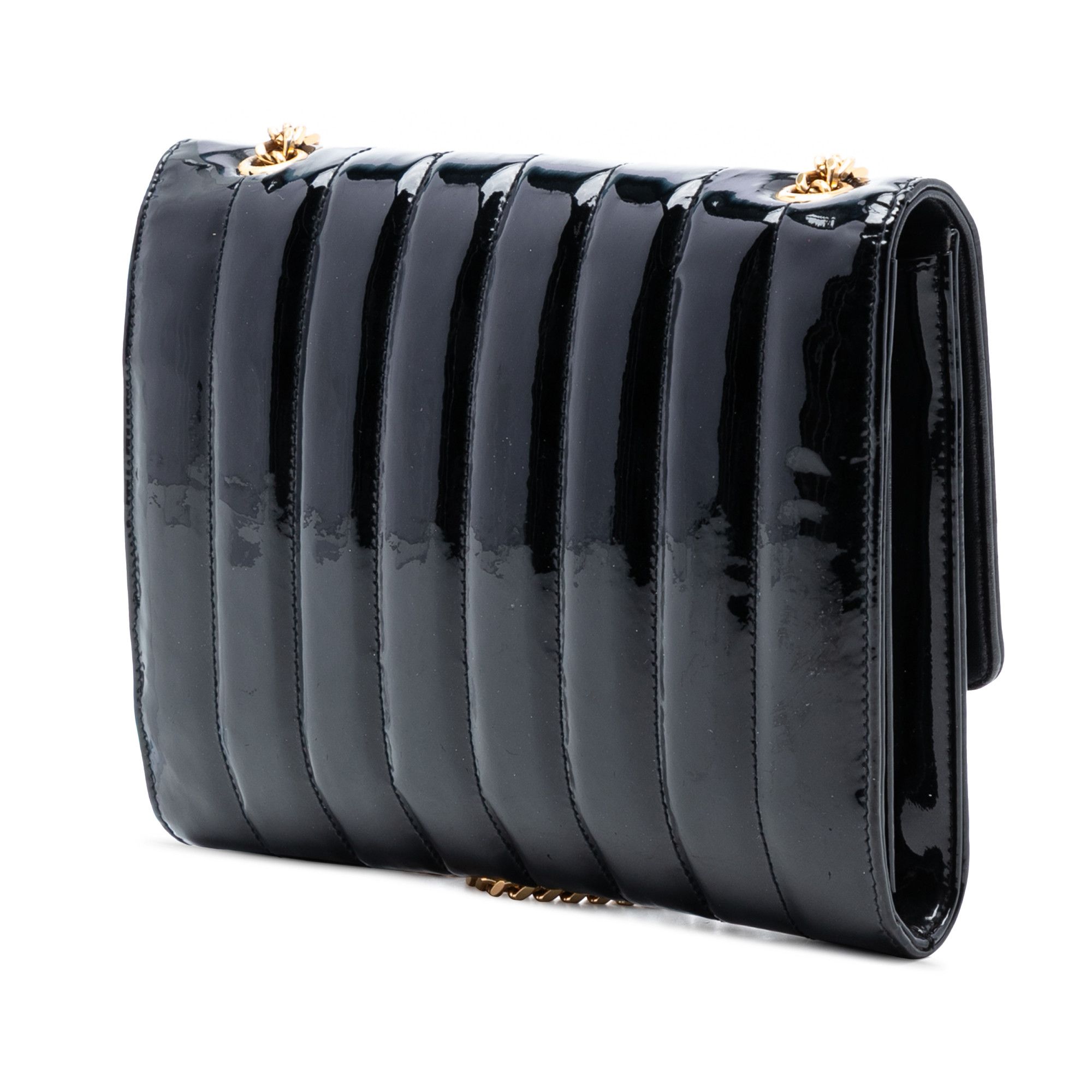 Yves Saint Laurent Yves Saint Laurent Medium Patent Vicky Crossbody Size ONE SIZE - 2 Thumbnail