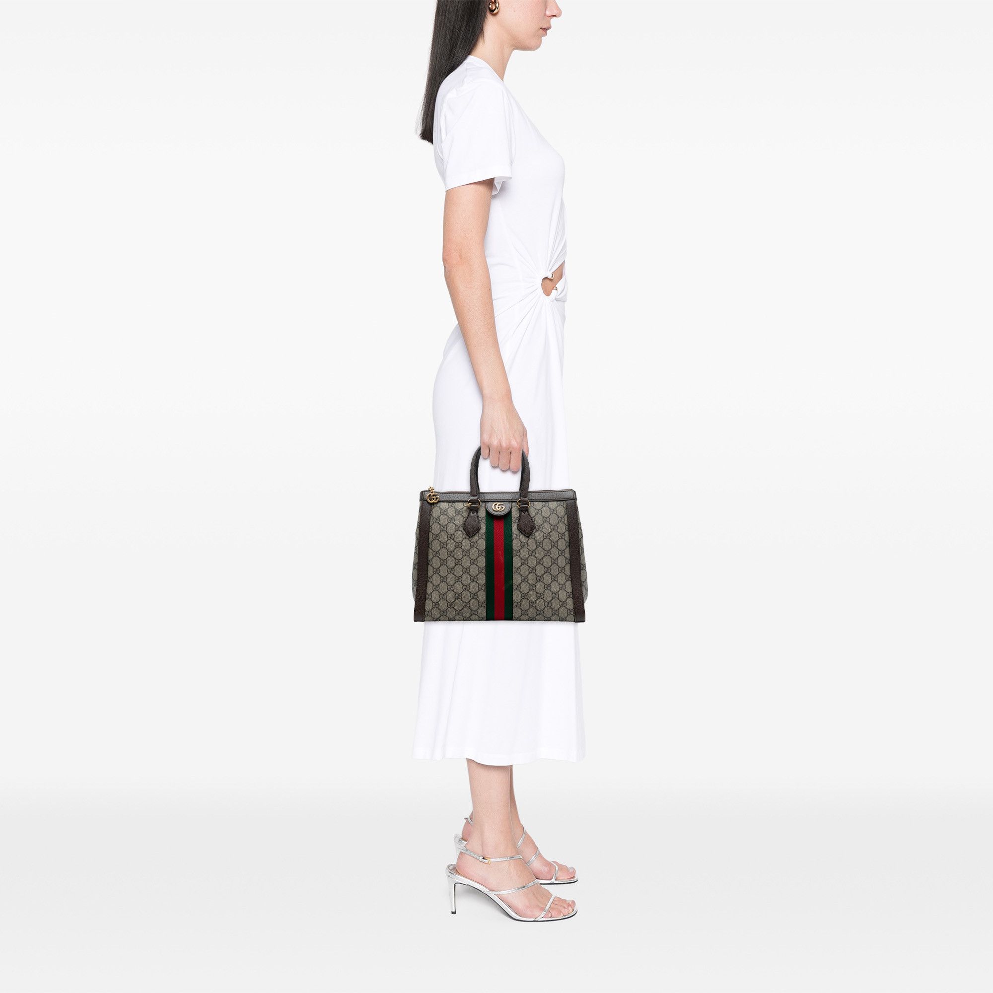 Gucci Gucci GG Supreme Ophidia Satchel Size ONE SIZE - 7 Thumbnail