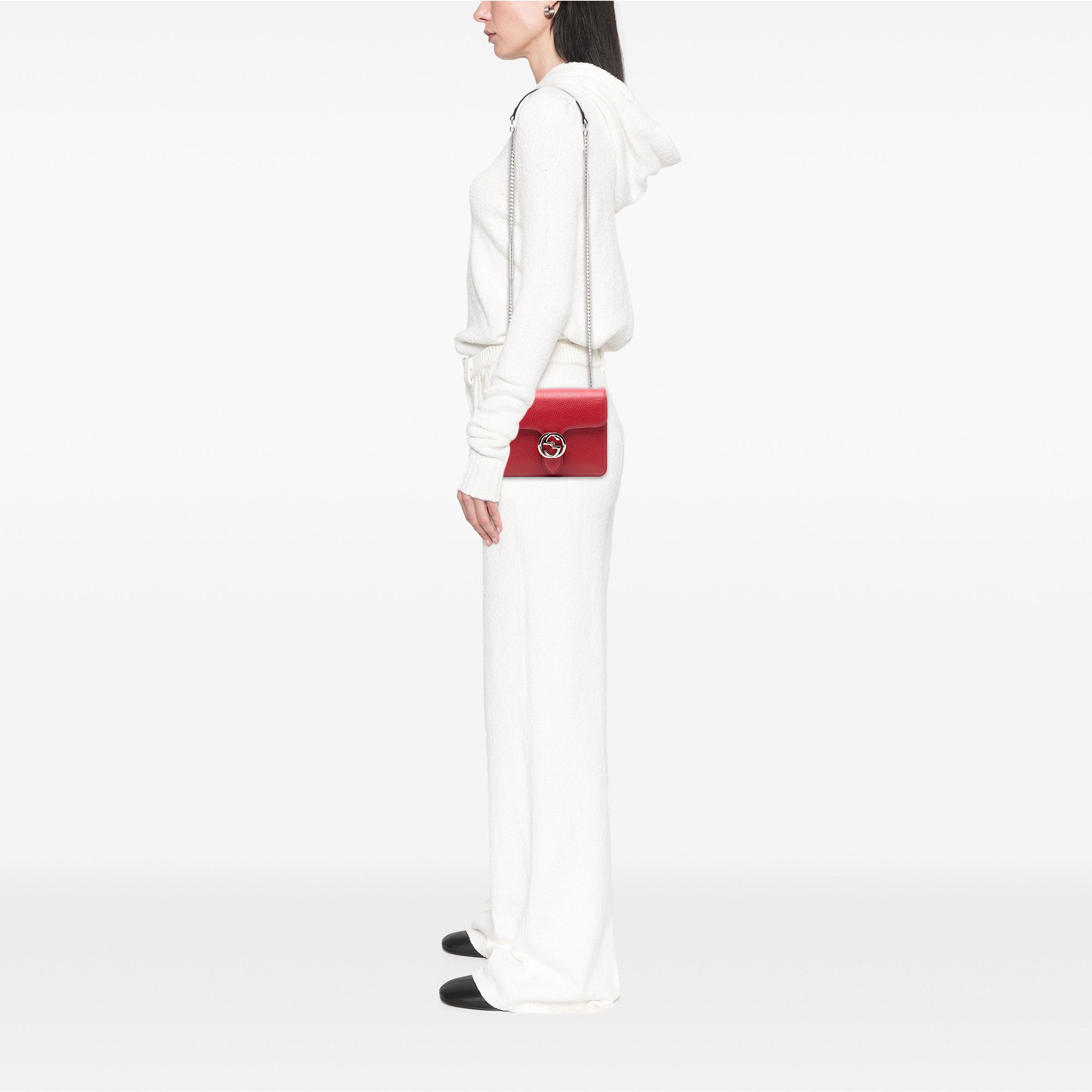 Gucci Gucci Small Dollar Calfskin Interlocking G Crossbody Size ONE SIZE - 7 Thumbnail