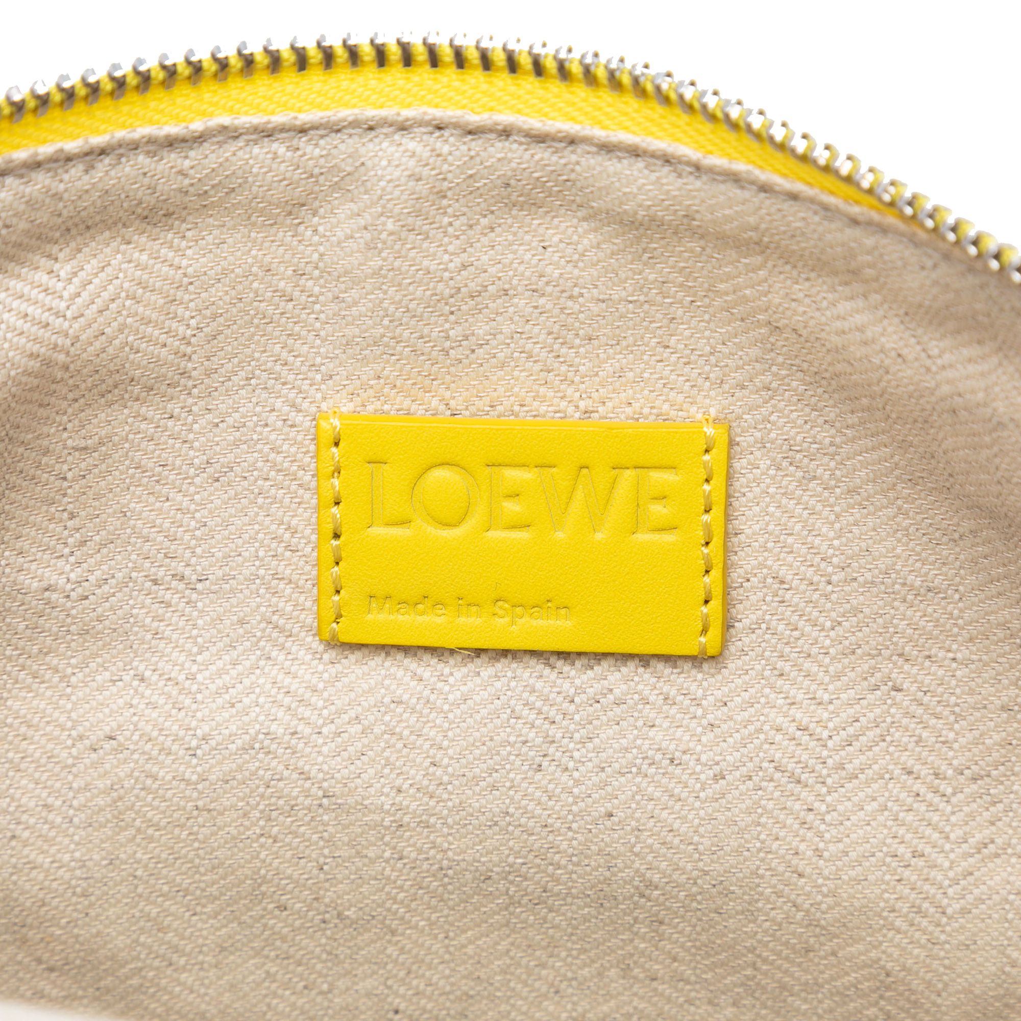 Loewe LOEWE Repeat Anagram Jacquard and Leather Oblong Pouch Size ONE SIZE - 5 Thumbnail