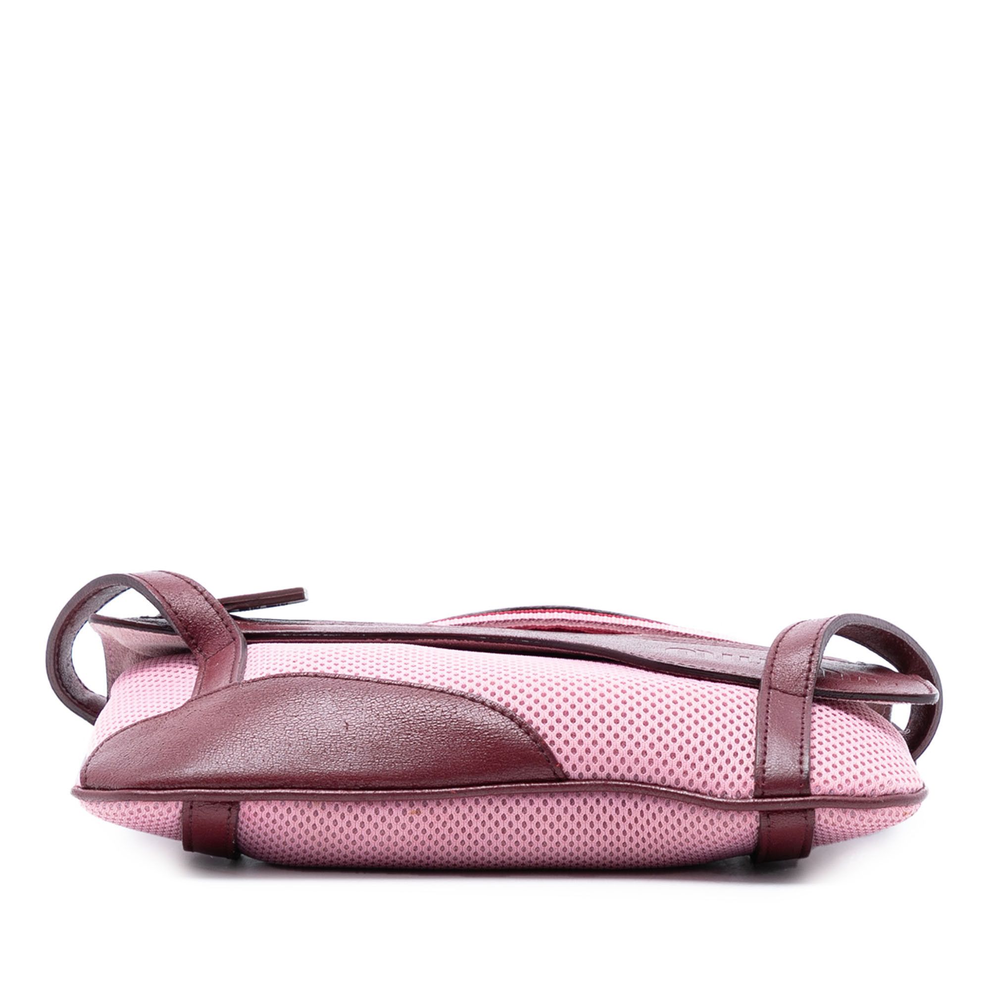Miu Miu Miu Miu Leather Trimmed Mesh Handbag Size ONE SIZE - 3 Thumbnail