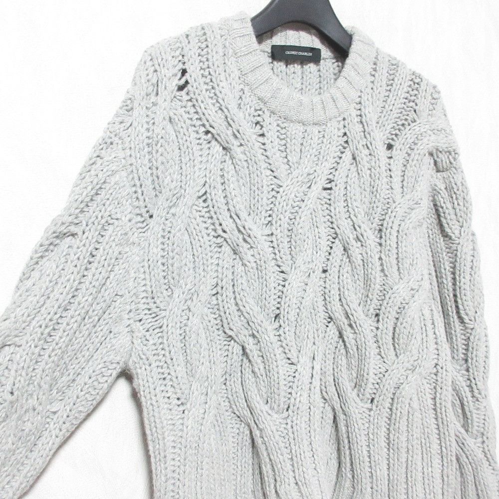 Other Other Cedric Charlier Alpaca Knit Sweater Plant-based Tops EPK900A0912 DUTY FREE for USA Size ONE SIZE - 3 Thumbnail