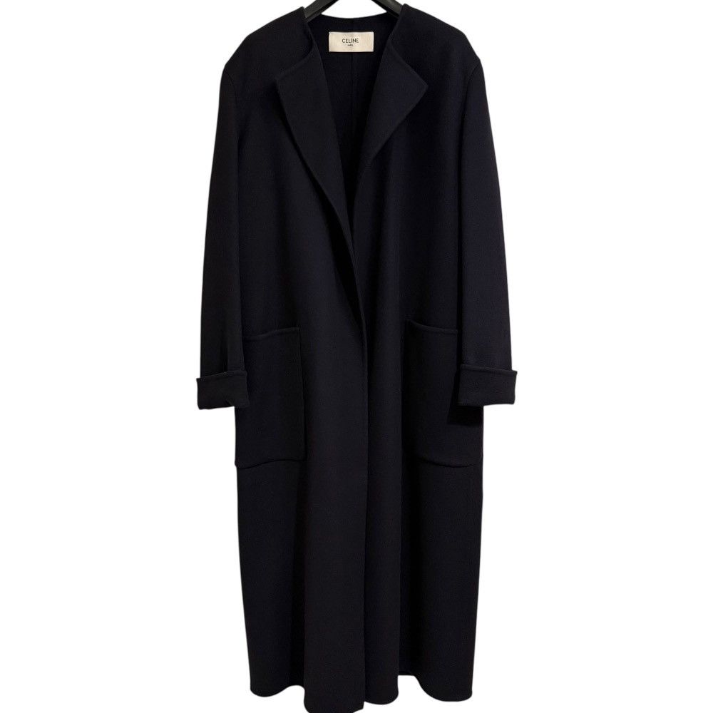 Celine Celine CELINE Pure Cashmere Coat Plant-based Outerwear 2M6816700 DUTY FREE for USA Size ONE SIZE - 2 Thumbnail