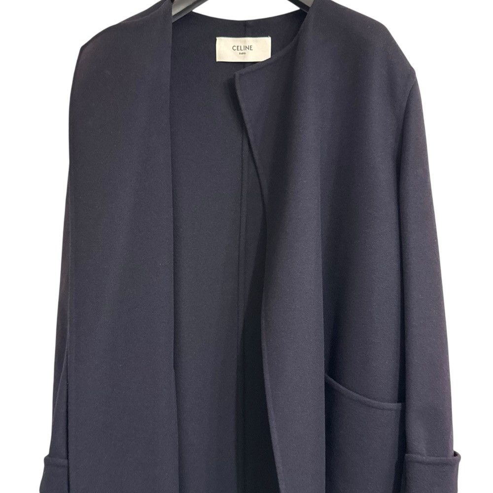 Celine Celine CELINE Pure Cashmere Coat Plant-based Outerwear 2M6816700 DUTY FREE for USA Size ONE SIZE - 4 Thumbnail