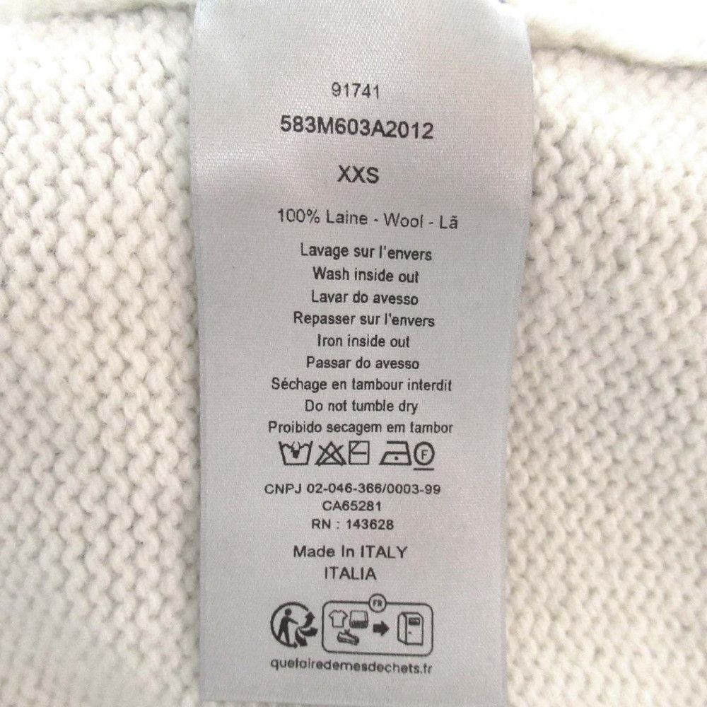 Dior Dior Dior Homme DIOR AND HYLTON NEL Print Knit Turtleneck Sweater Cotton Tops DUTY FREE for USA Size ONE SIZE - 4 Thumbnail
