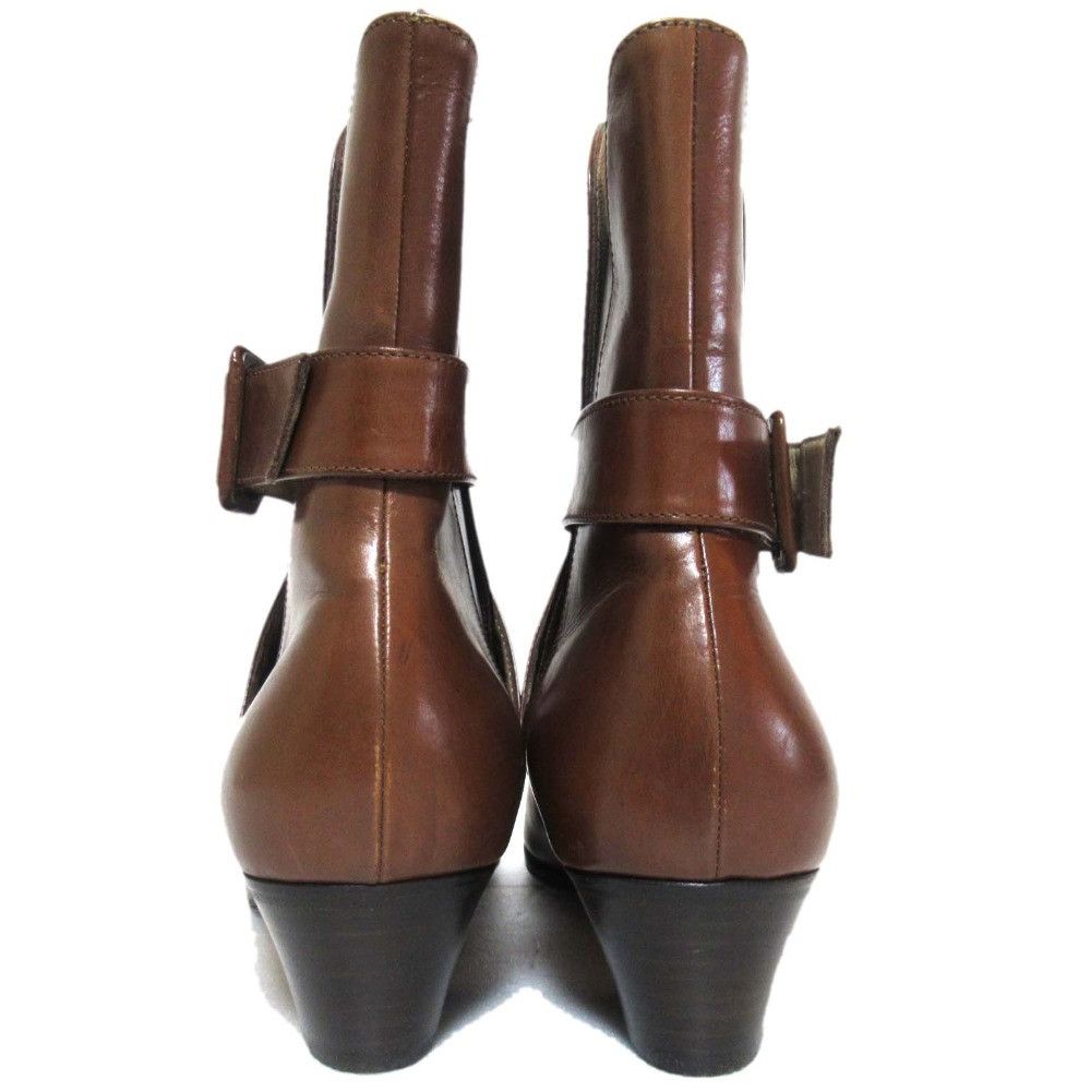 Salvatore Ferragamo Salvatore Ferragamo Salvatore Ferragamo Short Boots Jodhpur Boots Leather Shoes DUTY FREE for USA Size ONE SIZE - 4 Thumbnail