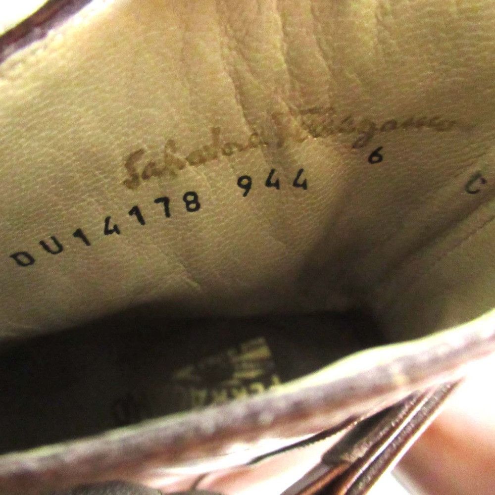 Salvatore Ferragamo Salvatore Ferragamo Salvatore Ferragamo Short Boots Jodhpur Boots Leather Shoes DUTY FREE for USA Size ONE SIZE - 11 Thumbnail