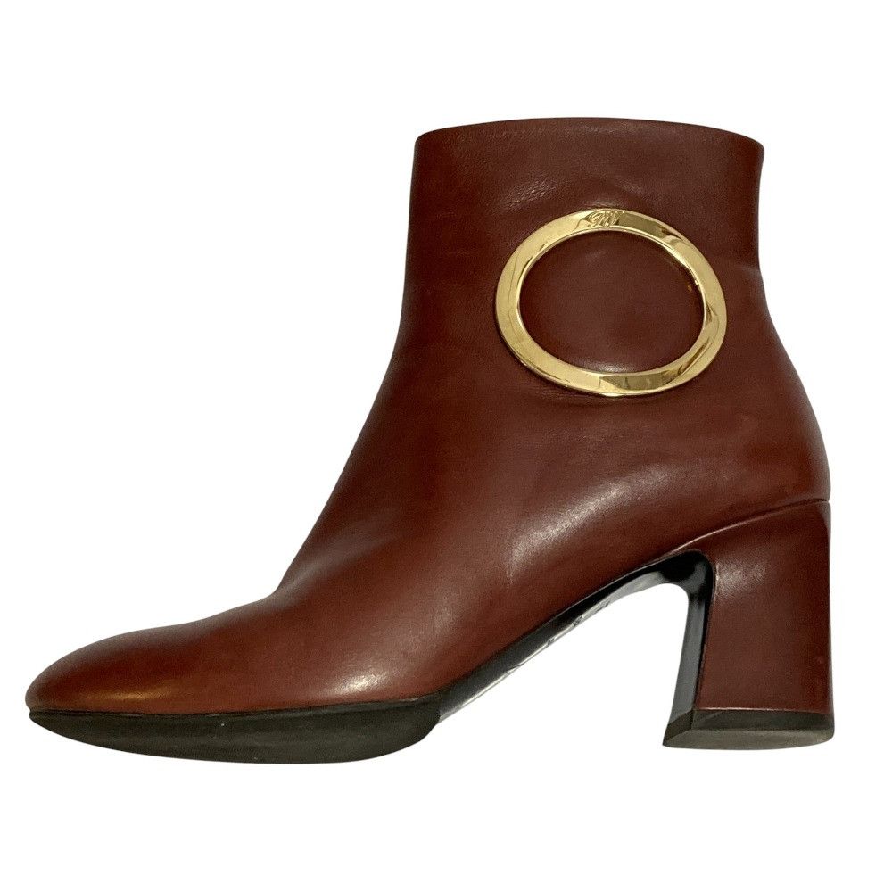 Roger Vivier Roger Vivier Roger Vivier Circle Motif Leather Short Boots Leather Shoes DUTY FREE for USA Size ONE SIZE - 8 Thumbnail