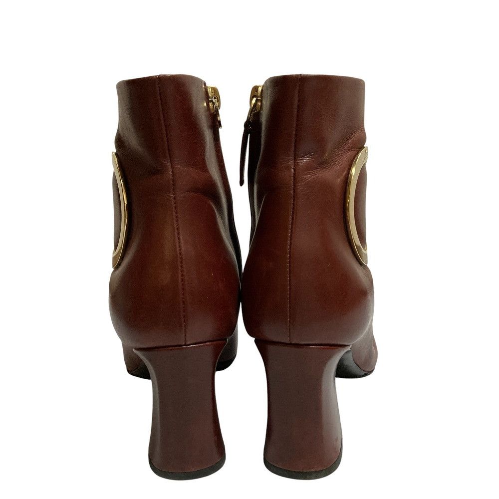 Roger Vivier Roger Vivier Roger Vivier Circle Motif Leather Short Boots Leather Shoes DUTY FREE for USA Size ONE SIZE - 3 Thumbnail