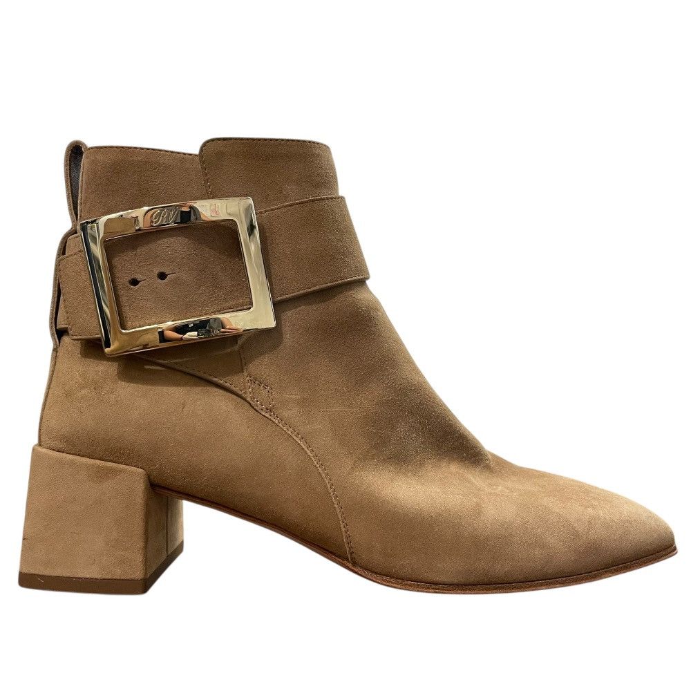 Roger Vivier Roger Vivier Roger Vivier So Vivier Suede Short Boots Suede Shoes DUTY FREE for USA Size ONE SIZE - 6 Thumbnail