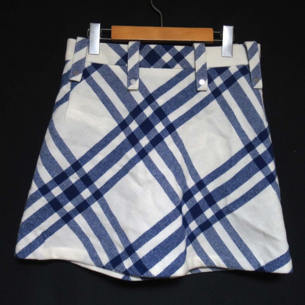 Burberry Burberry Burberry Check Wool Pleated Skirt Others Skirts 8077461 DUTY FREE for USA Size ONE SIZE - 2 Thumbnail