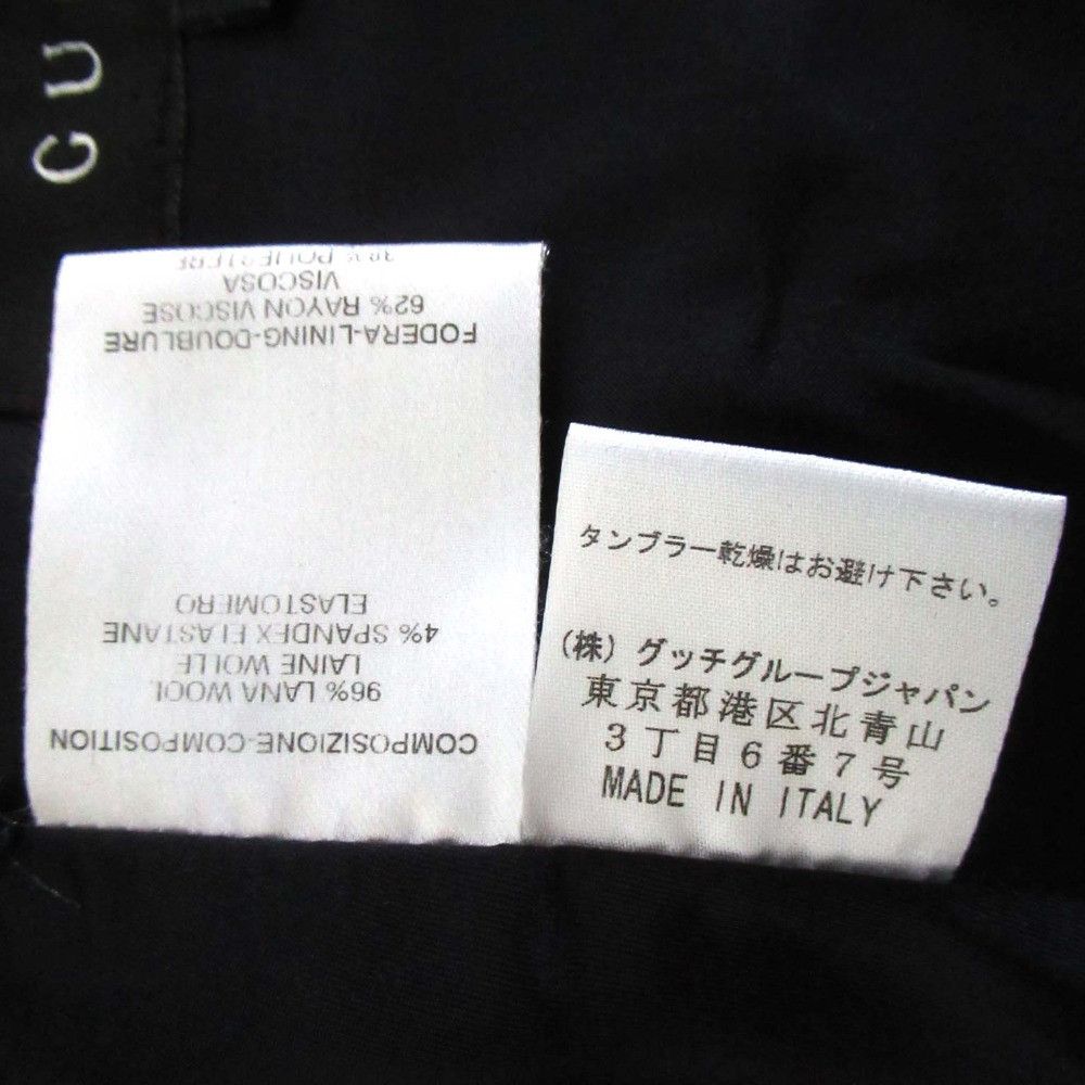 Gucci Gucci Gucci Single-Breasted Wool Tailored Jacket Others Suits 146064 DUTY FREE for USA Size ONE SIZE - 6 Thumbnail