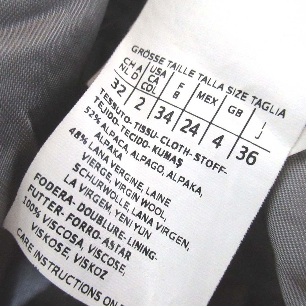 Max Mara MaxMara Max Mara STUDIO Alpaca Wool Coat Plant-based Outerwear DUTY FREE for USA Size ONE SIZE - 6 Thumbnail