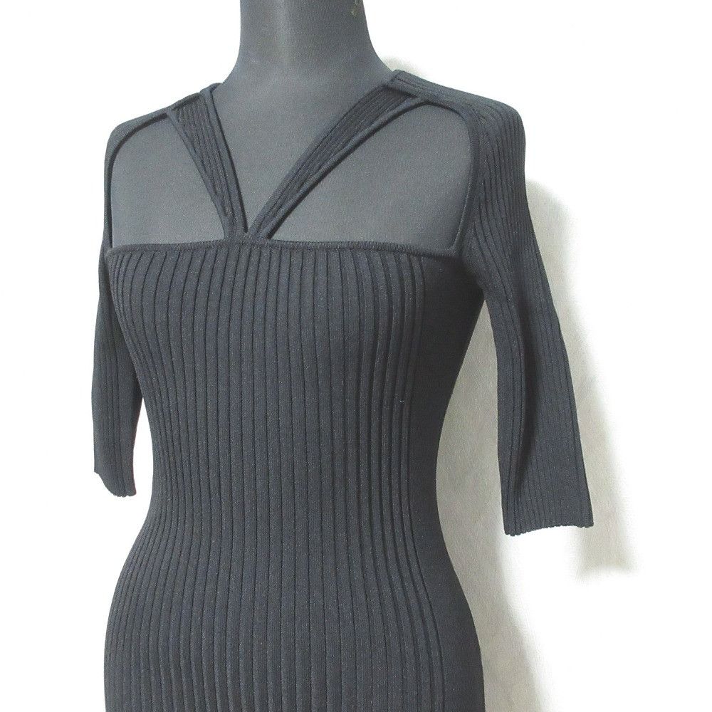 Other Other Ganni Cutout Rib Knit Dress Others Dresses DUTY FREE for USA Size ONE SIZE - 4 Thumbnail