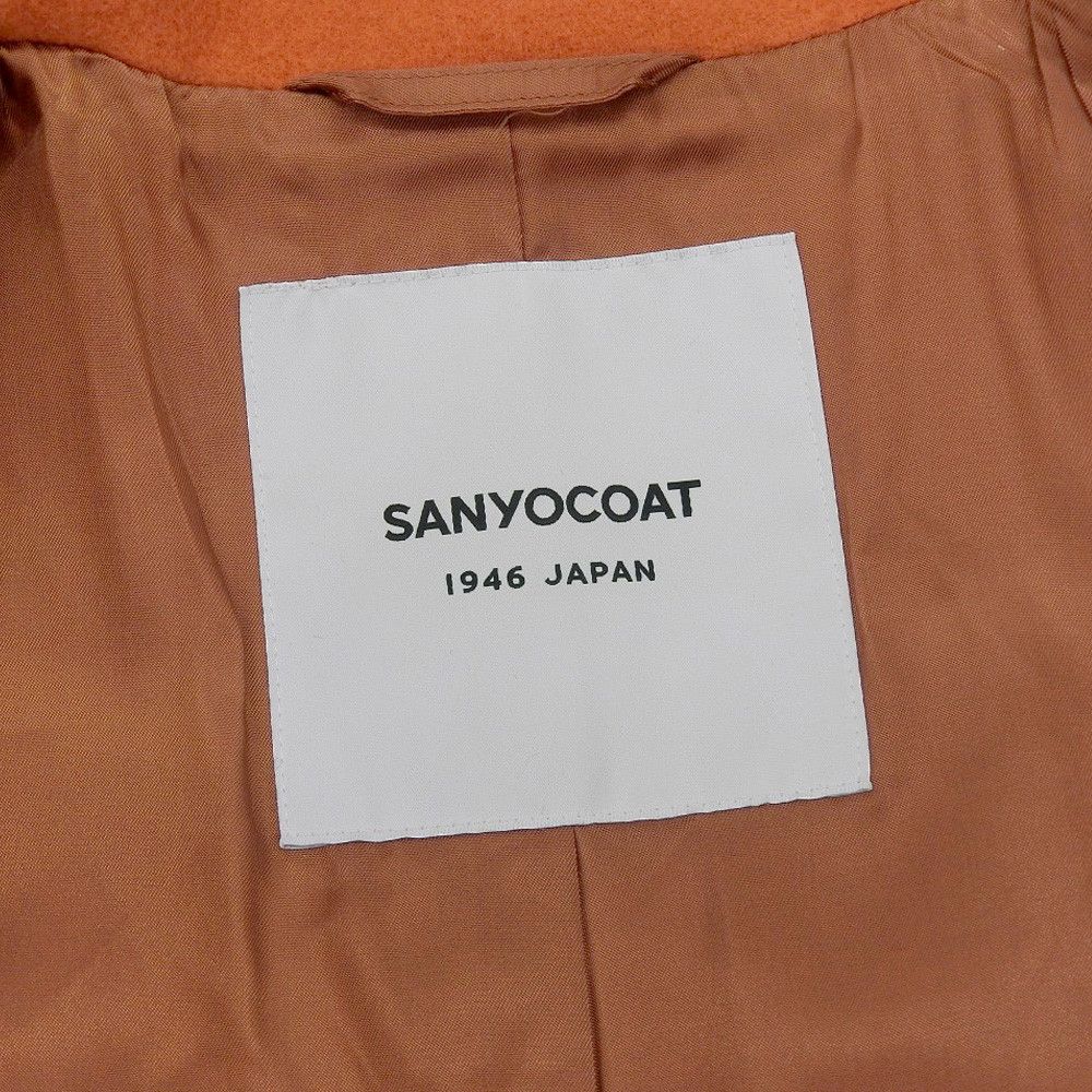 Other Other SANYOCOAT Wool Melton Duffle Coat Leather Outerwear DUTY FREE for USA Size ONE SIZE - 6 Thumbnail
