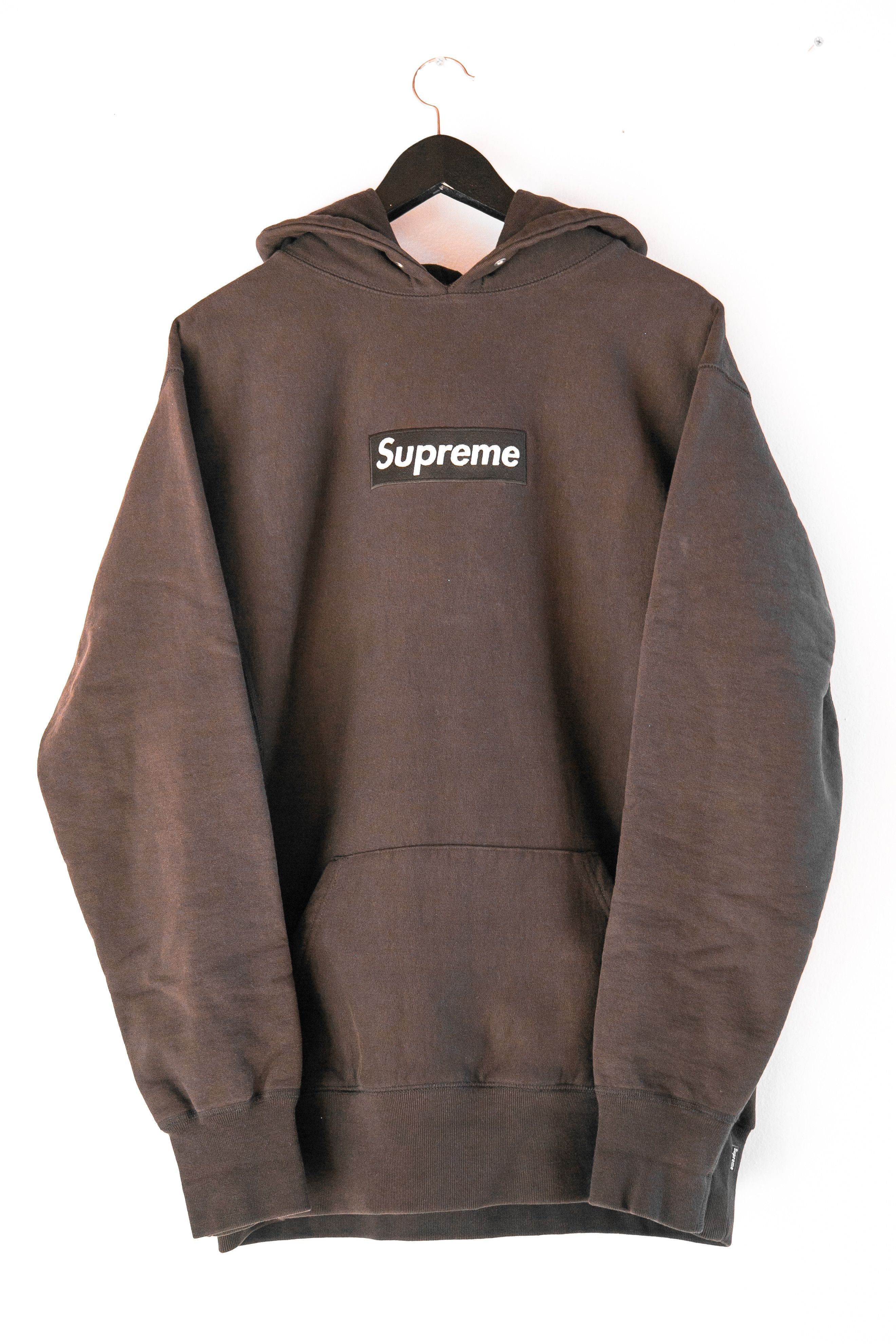 Supreme Brown Box Logo Hoodie