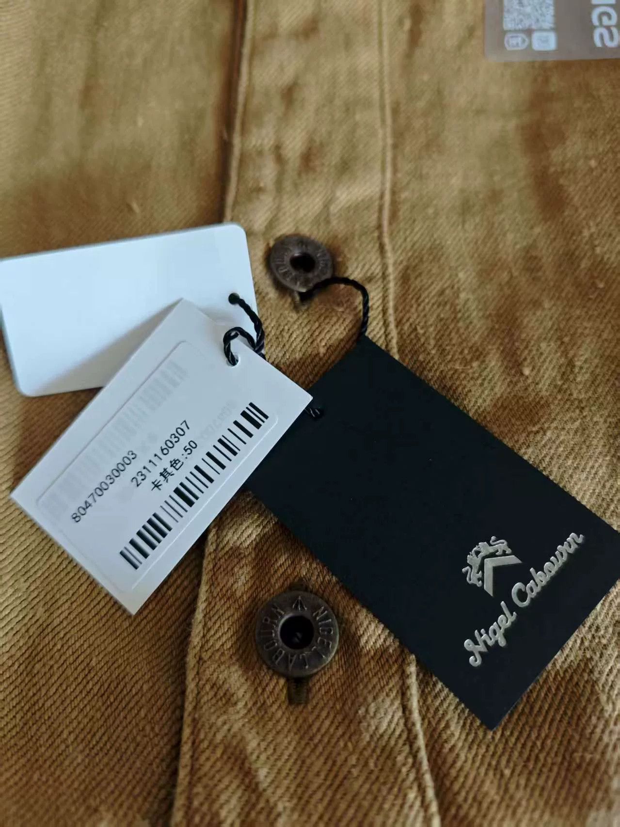 Nigel Cabourn vintage military-style denim jacket Size US L / EU 52-54 / 3 - 3 Thumbnail
